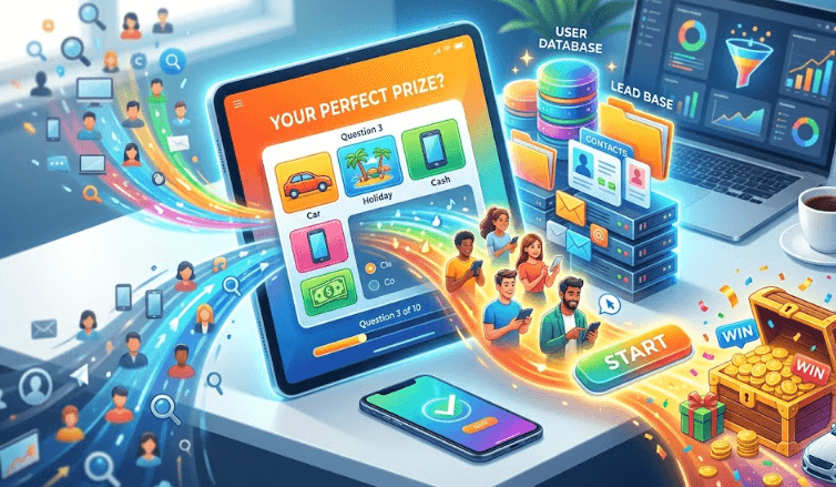 Questionários para sorteios e arbitragem: como aumentar o tráfego e construir um banco de dados