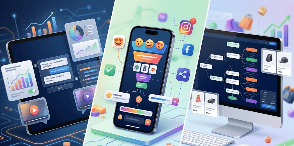 Batalha das plataformas de quizzes: qual criador de quizzes você deve escolher para o seu negócio em 2026?