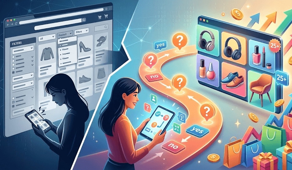 Como aumentar as taxas de conversão da sua loja online em 30% com um sistema de recomendação baseado em questionários