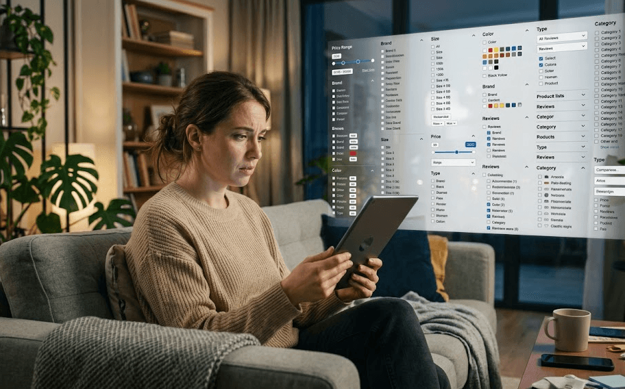 Pare de fazer os clientes pensarem: por que os questionários são melhores que os filtros?